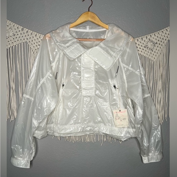 NWT: Free People FP Movement Dew Drop Packable Rain Jacket - Picture 2 of 12